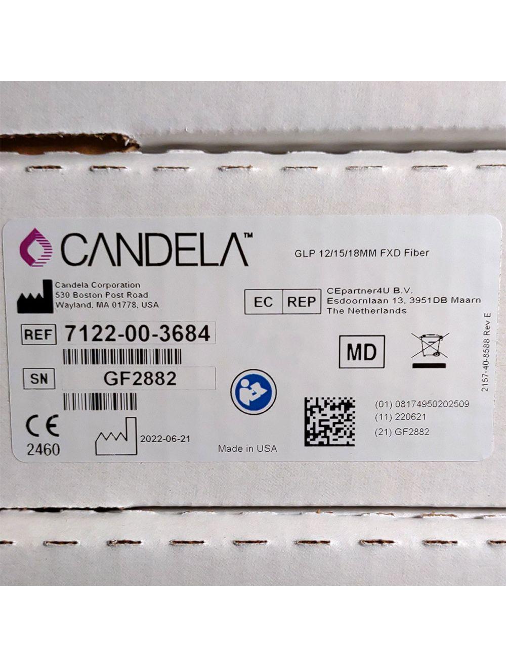 Candela GentleLase Plus Fiber Assembly 12/15/18mm Factory NEW 7122-00-3684 (GF2882)