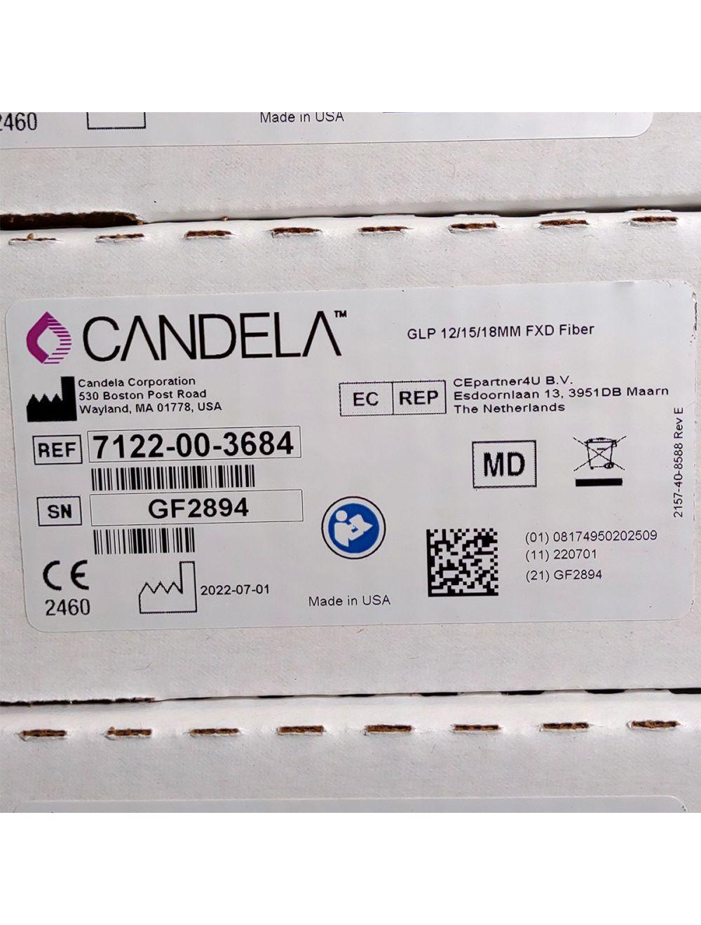 Candela GentleLase Plus Fiber Assembly 12/15/18mm Factory NEW 7122-00-3684 (GF2894)