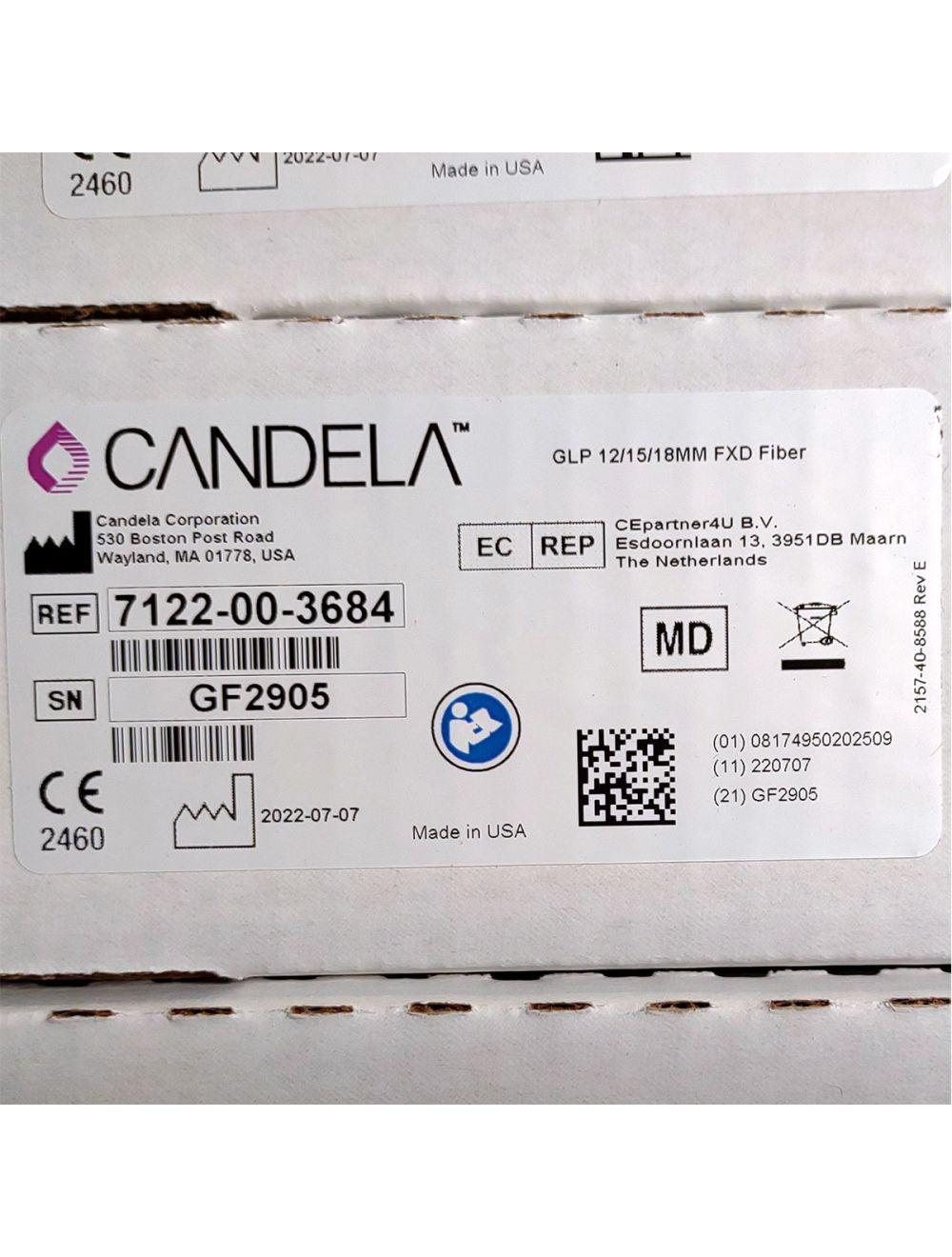 Candela GentleLase Plus Fiber Assembly 12/15/18mm Factory NEW 7122-00-3684 (GF2905)