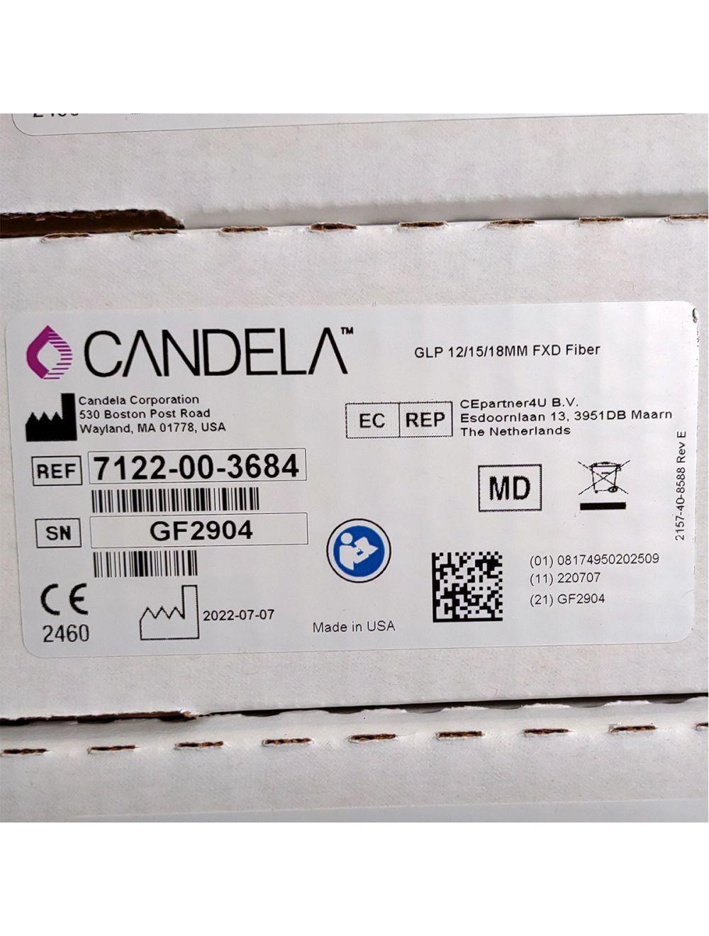 Candela GentleLase Plus Fiber Assembly 12/15/18mm Factory NEW 7122-00-3684 (GF2904)