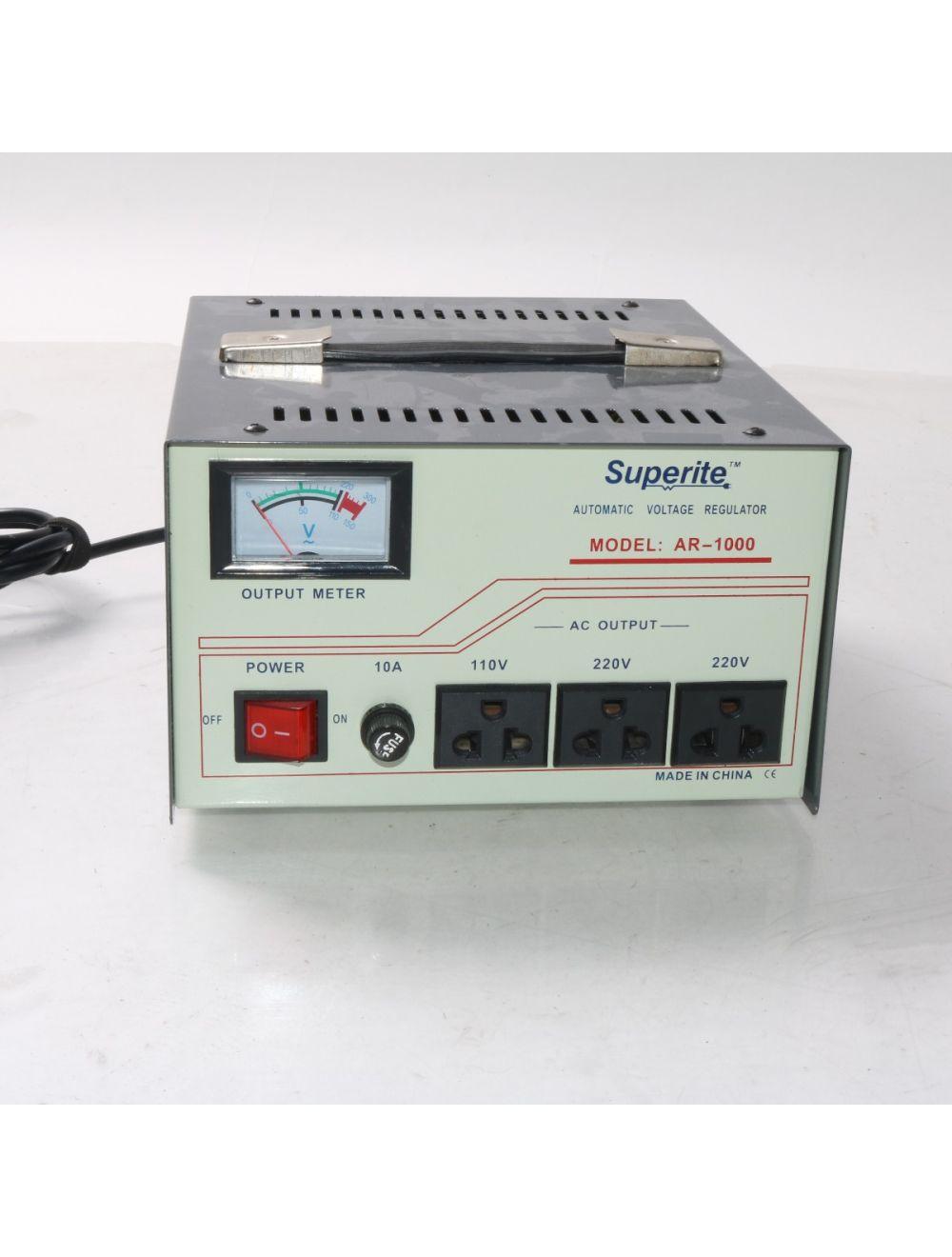 Superite AR-1000 AC Power Converter 110V/220V Automatic Voltage Regulator