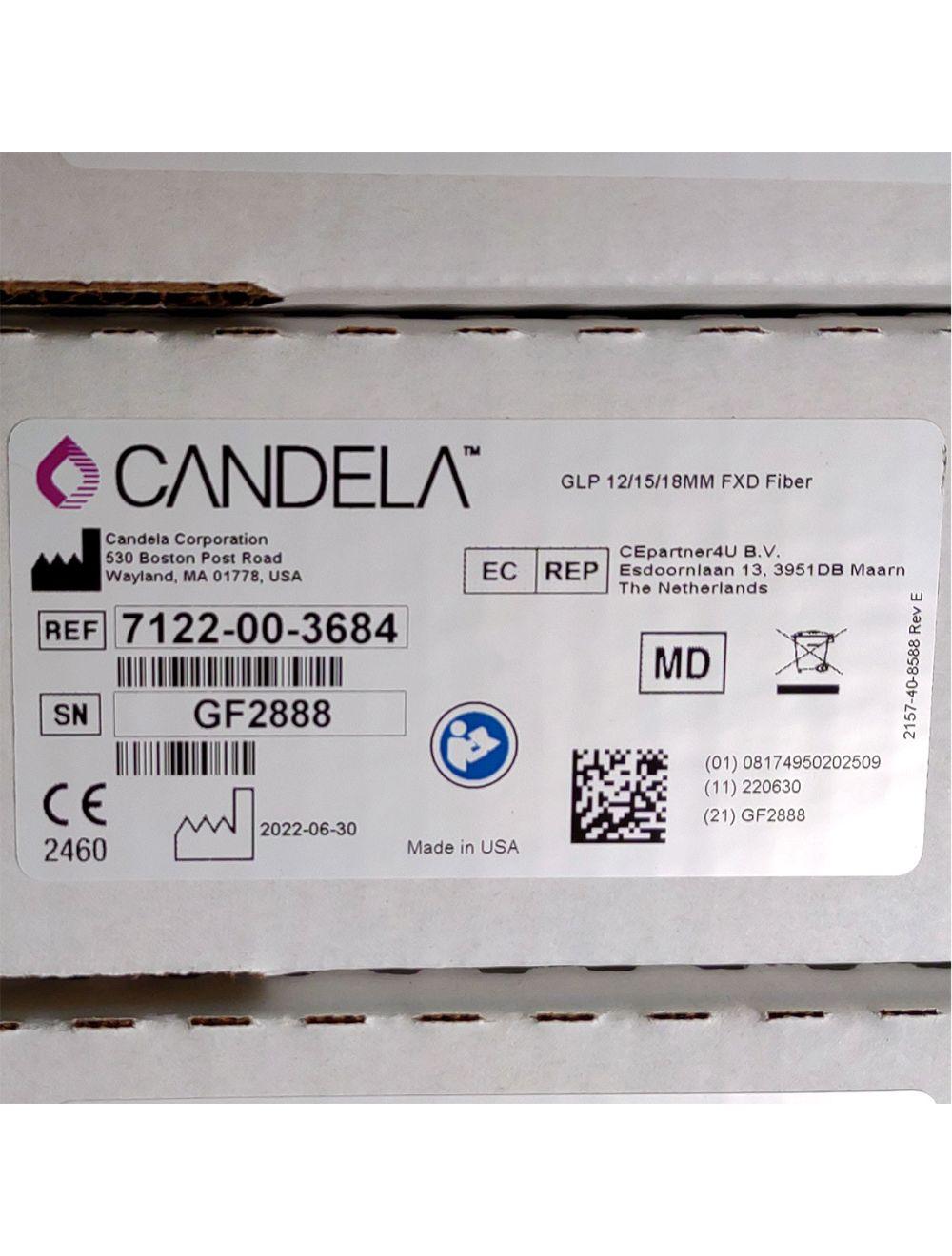 Candela GentleLase Plus Fiber Assembly 12/15/18mm Factory NEW 7122-00-3684 (GF2888)