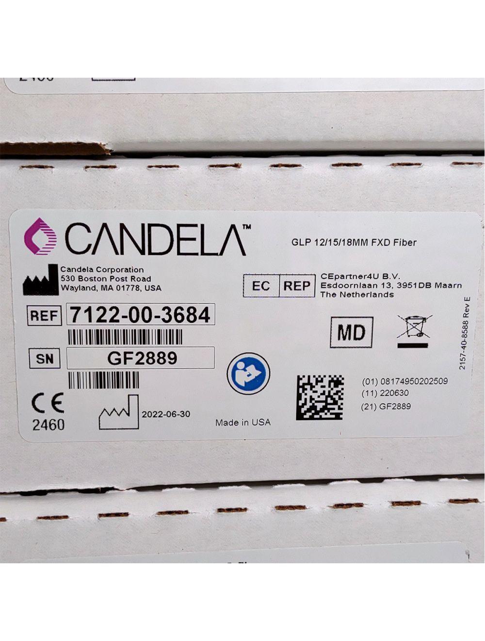 Candela GentleLase Plus Fiber Assembly 12/15/18mm Factory NEW 7122-00-3684 (GF2889)