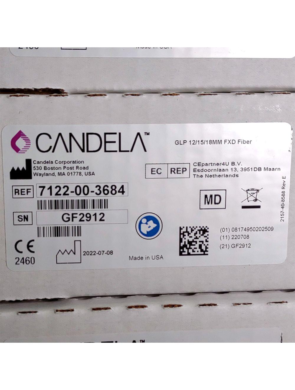 Candela GentleLase Plus Fiber Assembly 12/15/18mm Factory NEW 7122-00-3684 (GF2912)