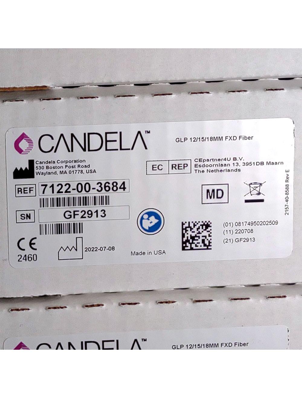 Candela GentleLase Plus Fiber Assembly 12/15/18mm Factory NEW 7122-00-3684 (GF2913)