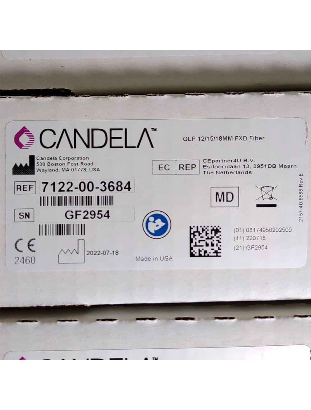 Candela GentleLase Plus Fiber Assembly 12/15/18mm Factory NEW 7122-00-3684 (GF2954)