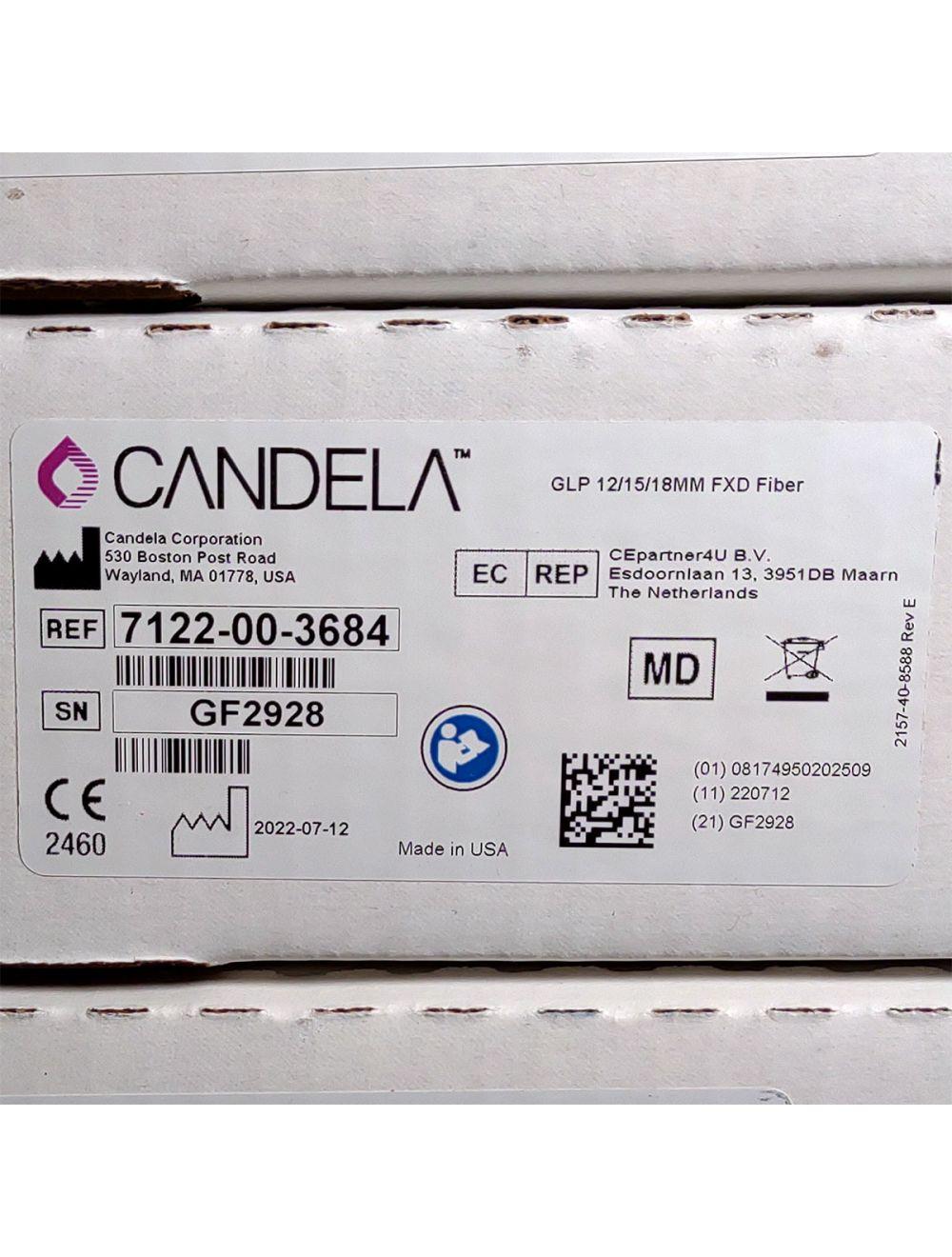 Candela GentleLase Plus Fiber Assembly 12/15/18mm Factory NEW 7122-00-3684 (GF2928)
