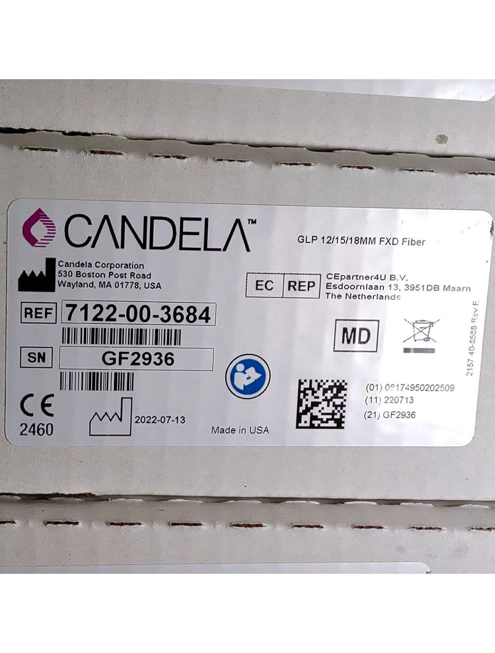 Candela GentleLase Plus Fiber Assembly 12/15/18mm Factory NEW 7122-00-3684 (GF2936)