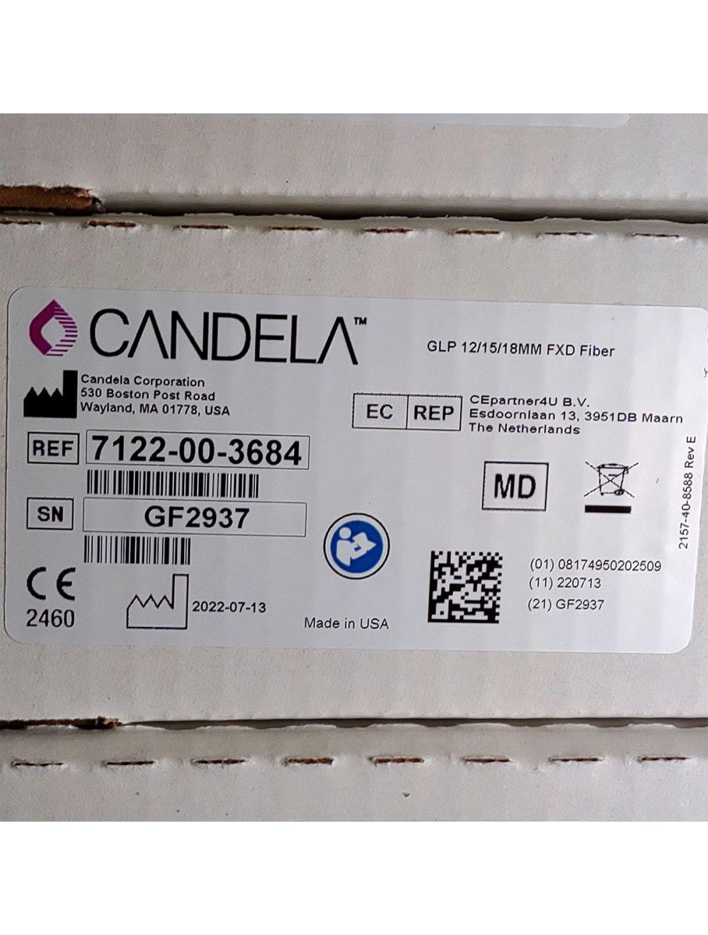 Candela GentleLase Plus Fiber Assembly 12/15/18mm Factory NEW 7122-00-3684 (GF2937)