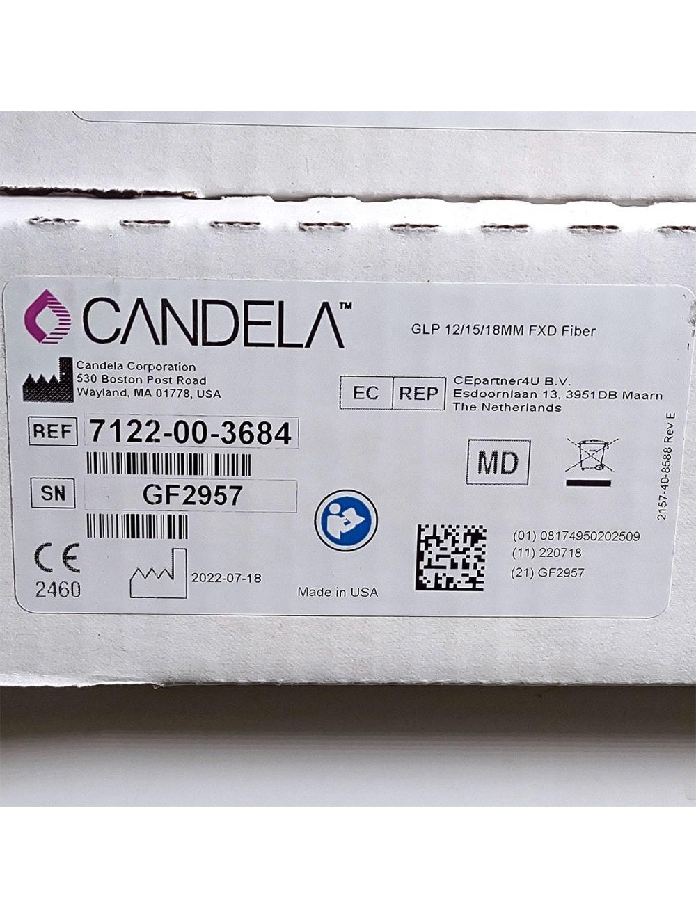 Candela GentleLase Plus Fiber Assembly 12/15/18mm Factory NEW 7122-00-3684 (GF2957)
