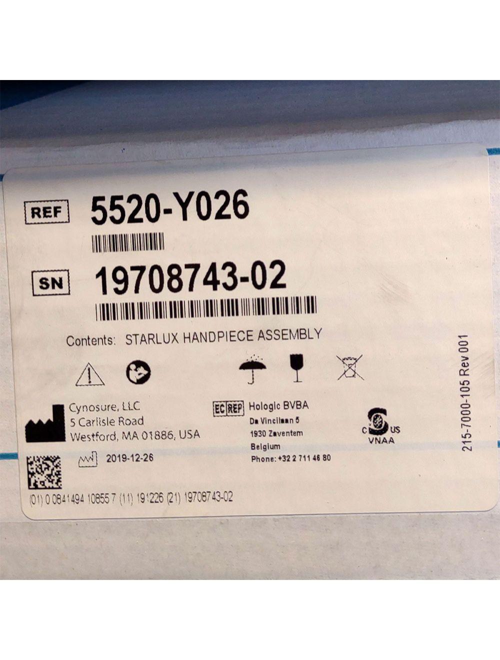 Palomar StarLux LuxY 500 Handpiece Cynosure Factory Refurbished (0 Shots) 19708743-02