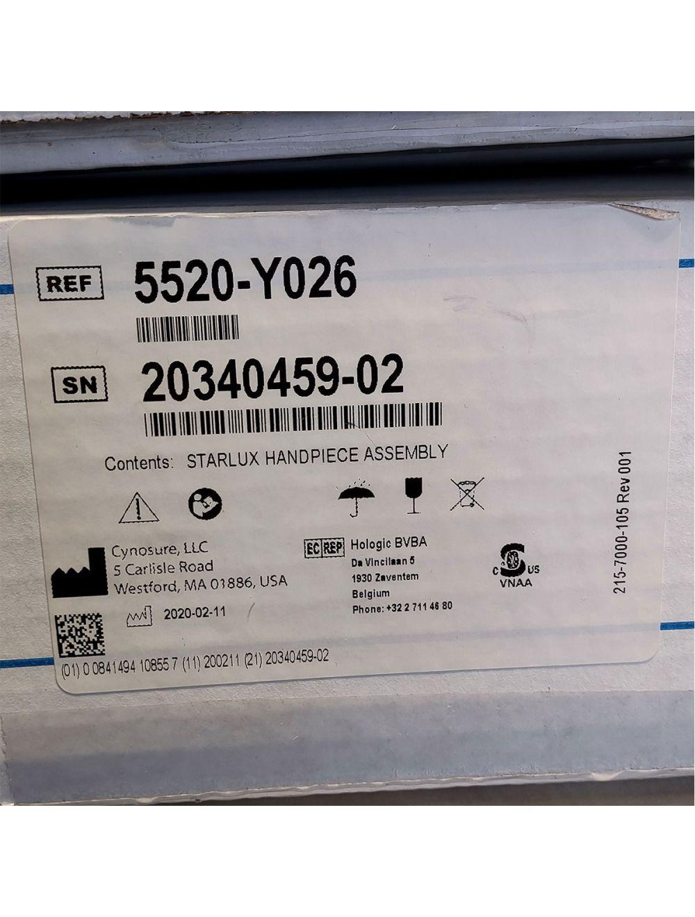 Palomar StarLux LuxY 500 Handpiece Cynosure Factory Refurbished (0 Shots) 20340459-02