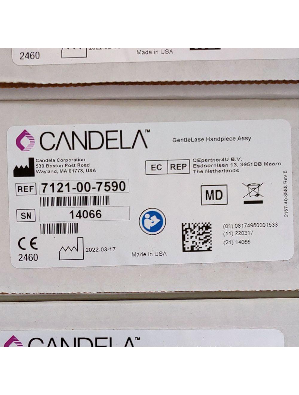 Candela GentleLase Plus Handpiece Assembly No Fiber Factory NEW 7121-00-7590 (14066sn)