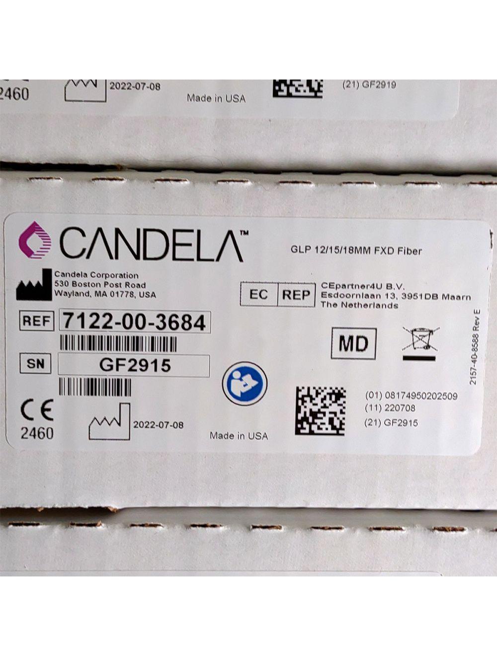 Candela GentleLase Plus Fiber Assembly 12/15/18mm Factory NEW 7122-00-3684 (GF2915)