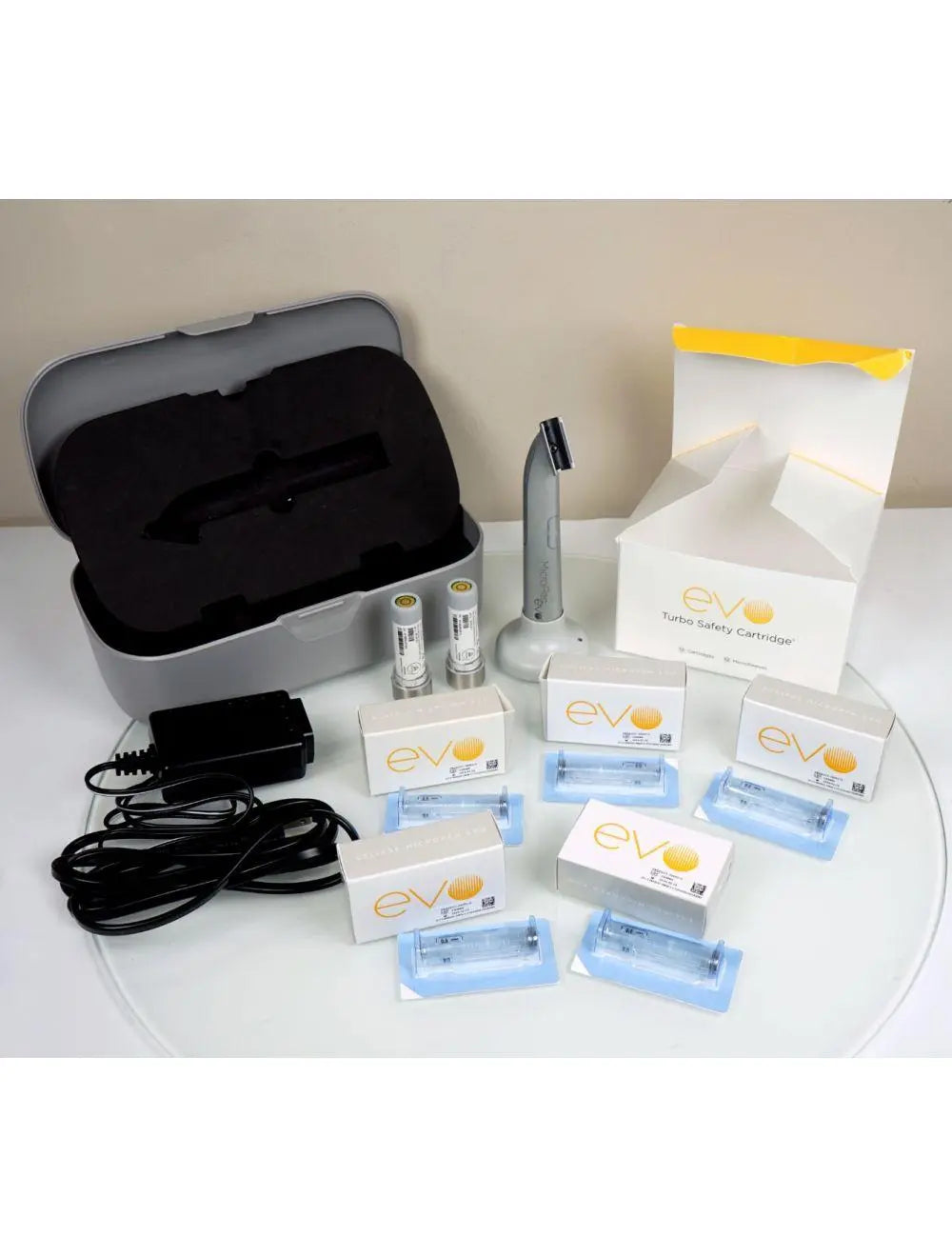 Crown Aesthetic EVO Microneedling Pen Kit Eclipse Cartridge MicroPen EV Wireless