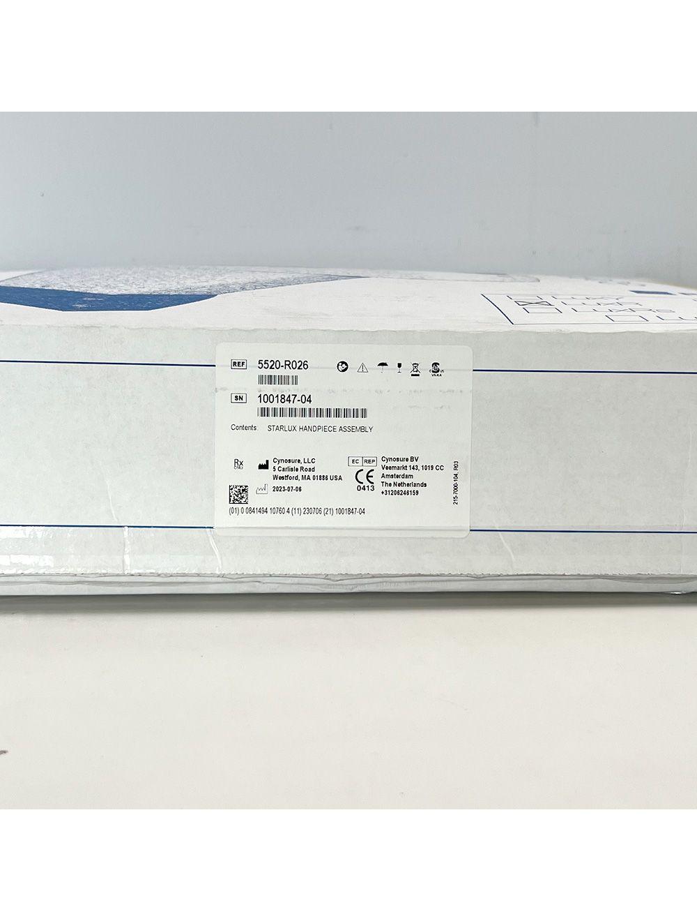 Palomar StarLux LuxR 500 Handpiece Cynosure Factory NEW 1001847-04 (0 Shots)