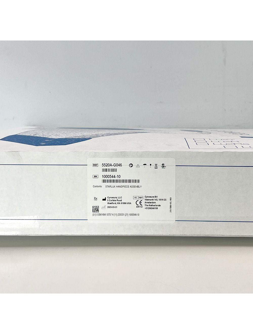 Palomar StarLux 500 MaxG Handpiece Cynosure Factory NEW 1000544-10 (0 Shots)