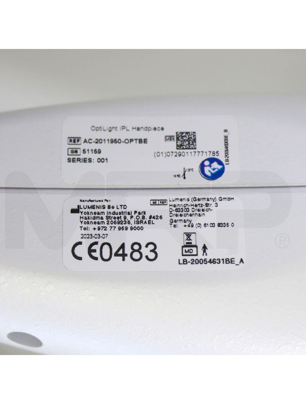 2023 Lumenis OptiLight Non-Invasive Pulse Technology Dry Eye Relief System