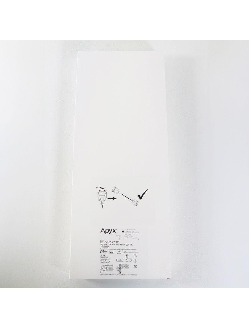 Renuvion APR Twin Port 27mm Handpiece Electrosurgical RF Generator APYX-27-TP