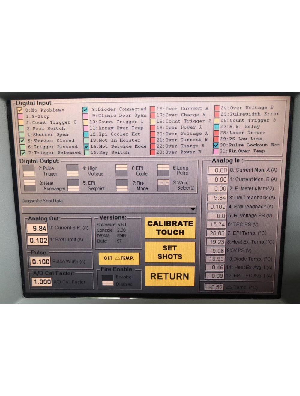 Lumenis LightSheer ET Diode Laser Hair Removal Lesions Leg Veins HR Console Base