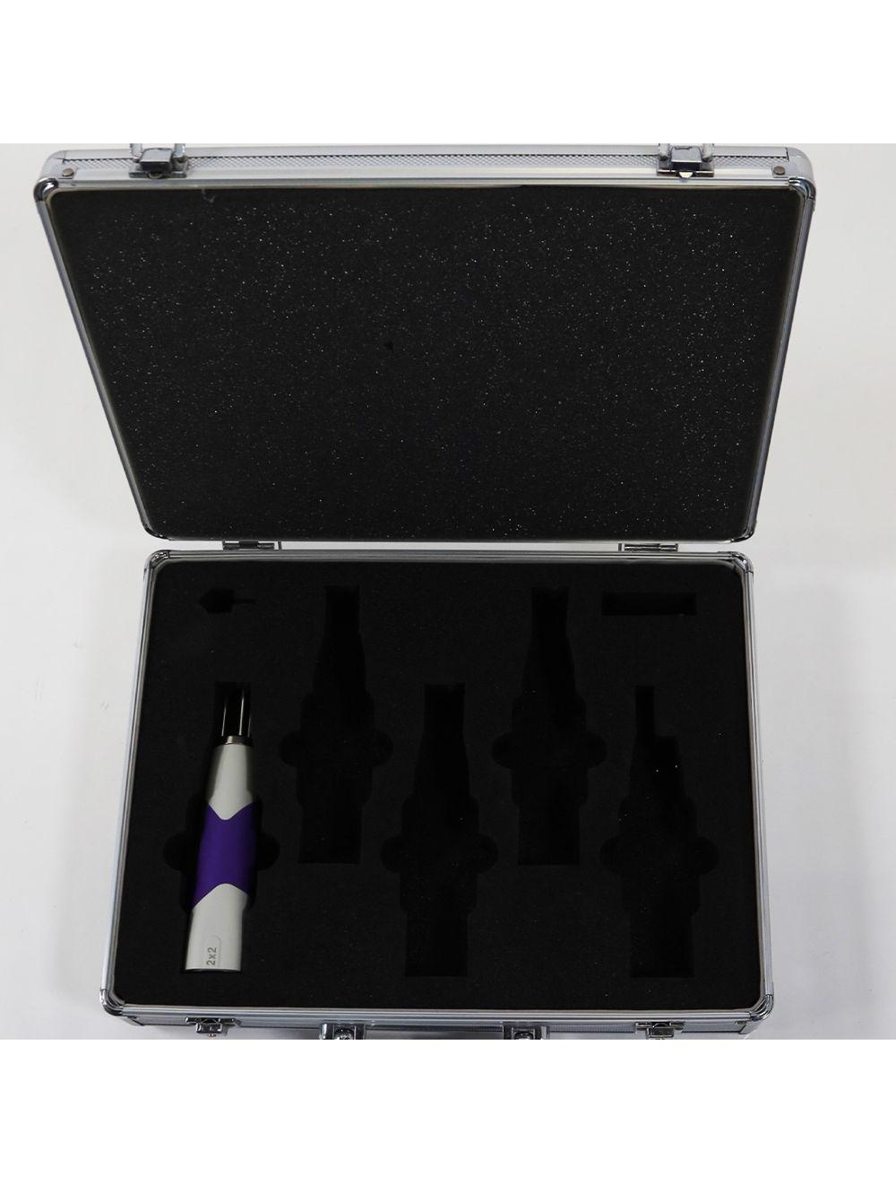 Quanta MDK 3 EX Q1 Q-Switched Nd:YAG Handpiece Purple 2x2 Applicator with Case