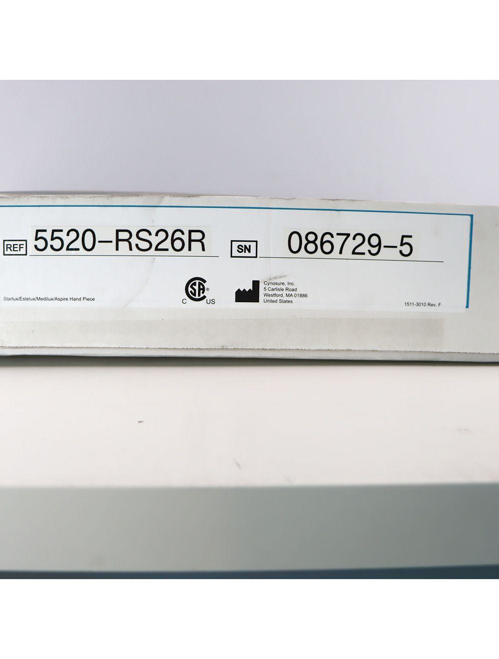 Palomar StarLux LuxRs 500 Handpiece Cynosure Factory Refurbished 086729-5 (0 Shots)