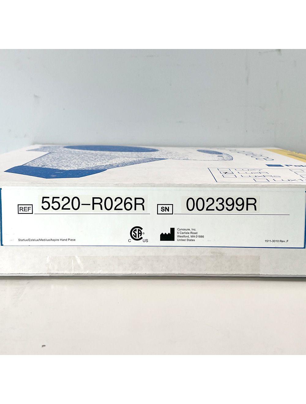 Palomar StarLux LuxR 500 Handpiece Cynosure Factory Refurbished 002399R (0 Shots)