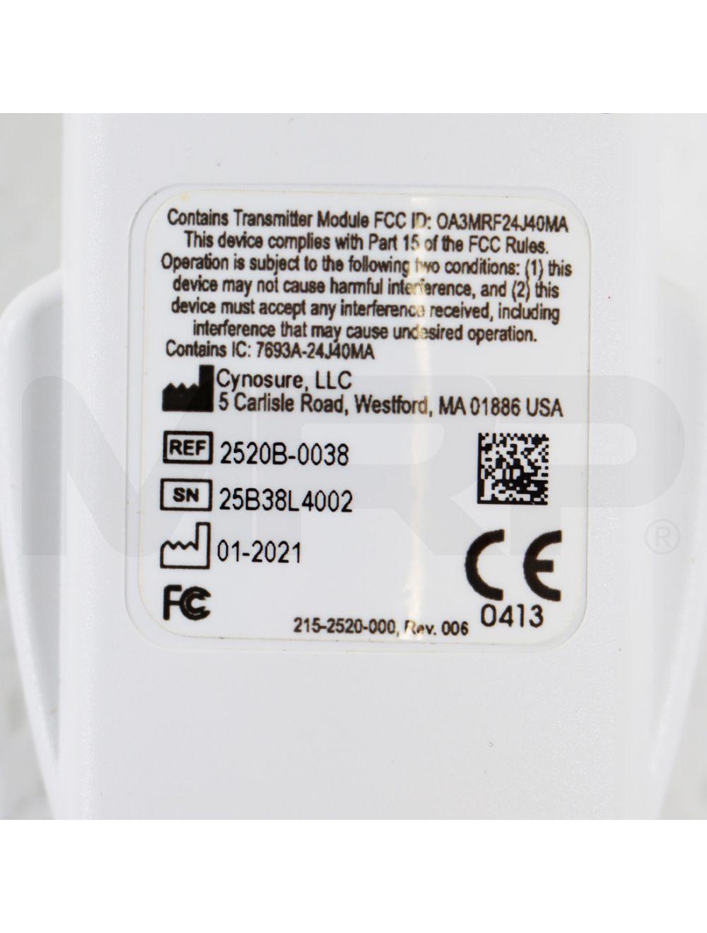 2021 Cynosure Palomar ICON Vectus Skintel Melanin Density Skin Type Reader