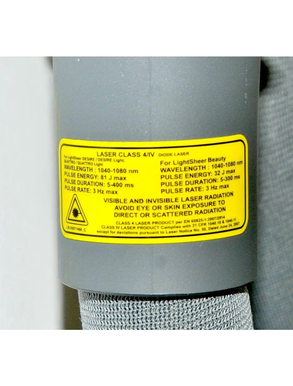 LightSheer Lumenis DESIRE ET 1064nm Laser Hair Removal Chill Tip Handpiece