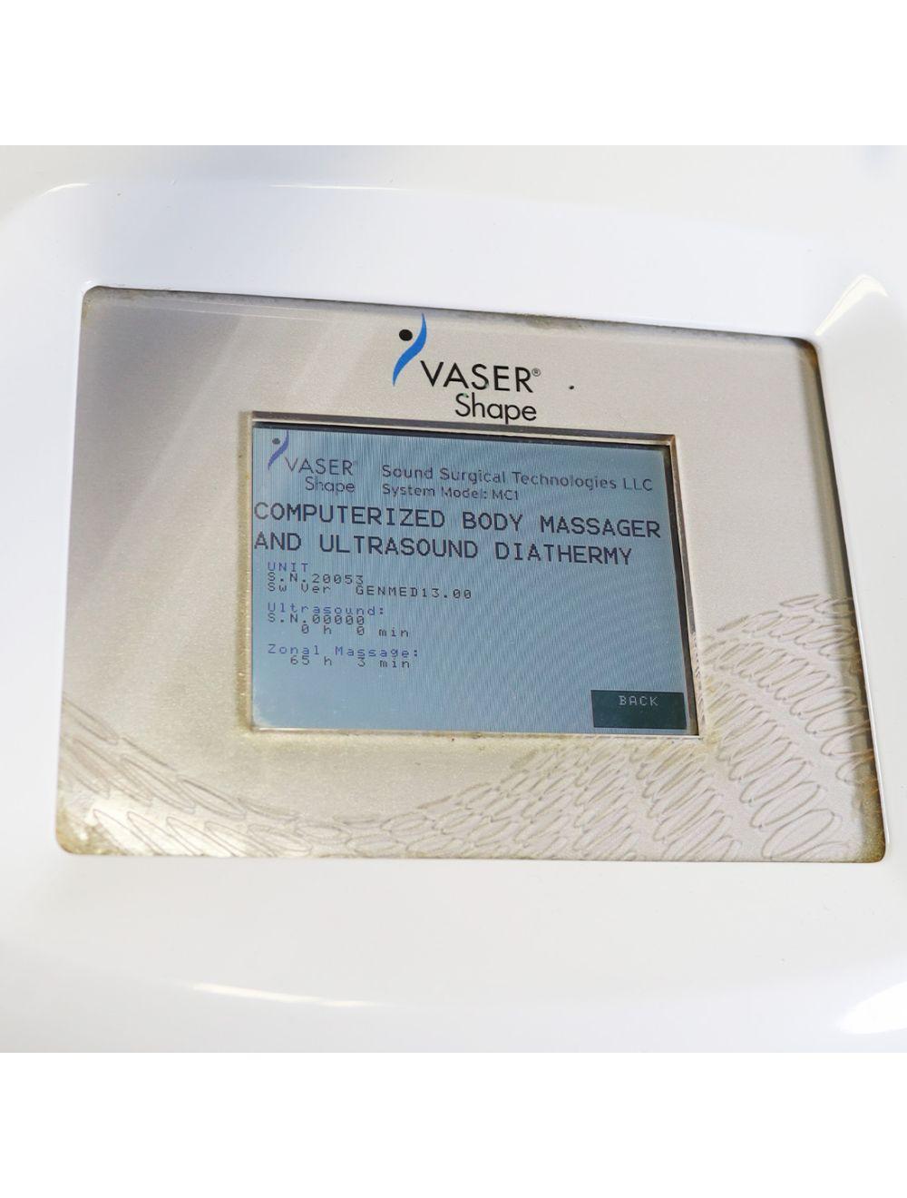 2003 Sound Surgical Vaser Shape MC1 Ultrasound Body Massage Cavitation Diathermy