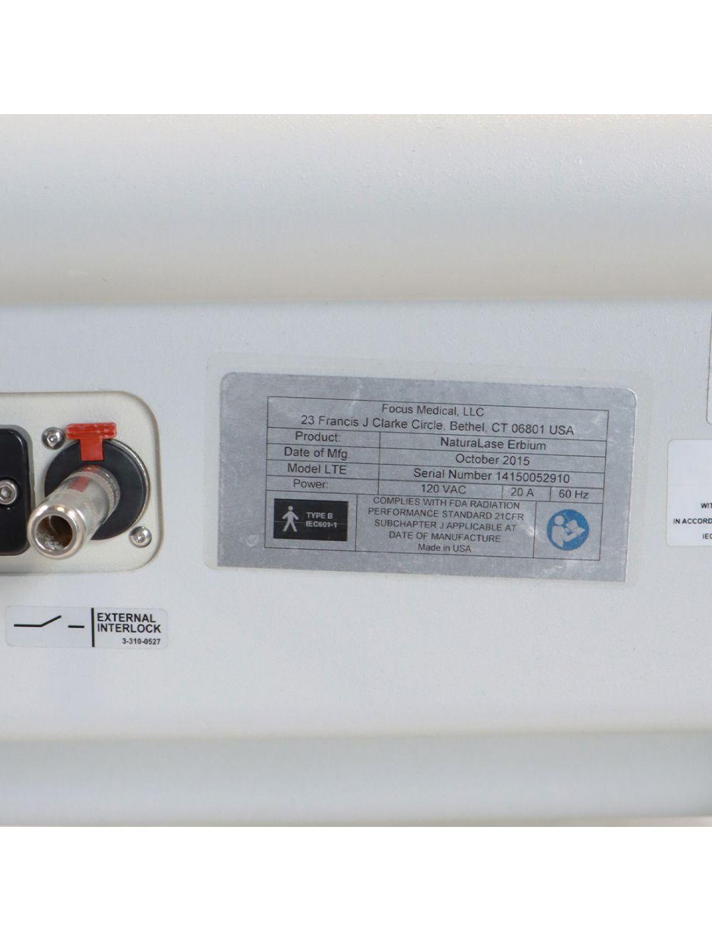 2015 Focus NaturaLaseEr Erbium 2940 Variable Laser Vaginal Rejuvenation System