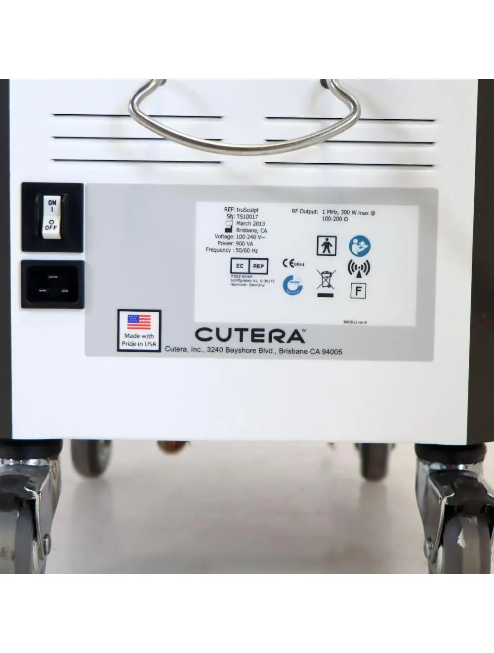 2013 Cutera truSculpt 3D BodySculpting RadioFrequency RF w/4 Handpieces LOADED!