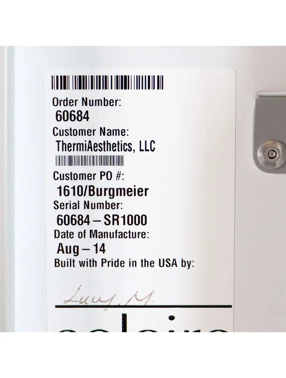 2014 ThermiAesthetics ThermiRF ThermiSmooth Skin Tightening Wrinkles Thermi RF