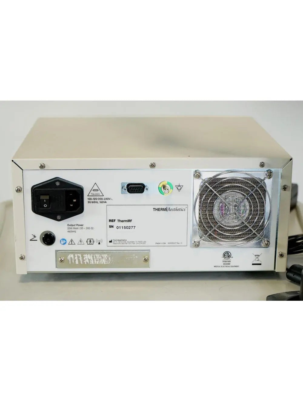 ThermiAesthetics ThermiRF RadioFrequency Generator Thermi RF ThermiSmooth &amp; More