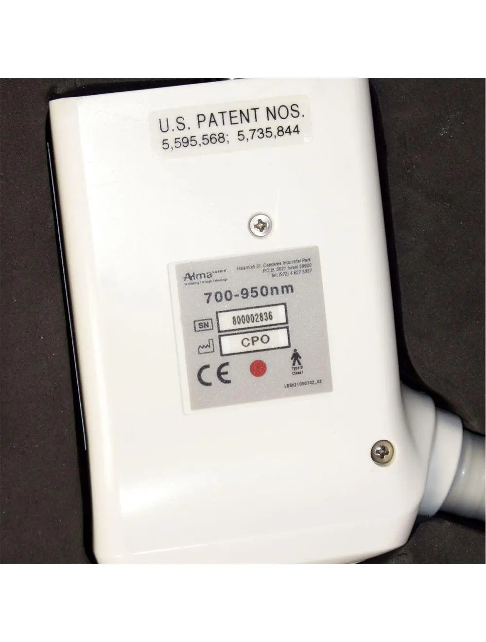 Alma Lasers Harmony XL HXL 700-950nm Handpiece Laser Hair Removal (HB)