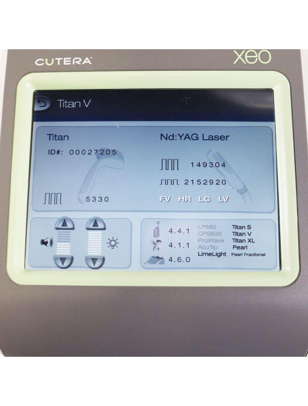 Cutera XEO Titan V Handpiece - Shot Count: 5,530