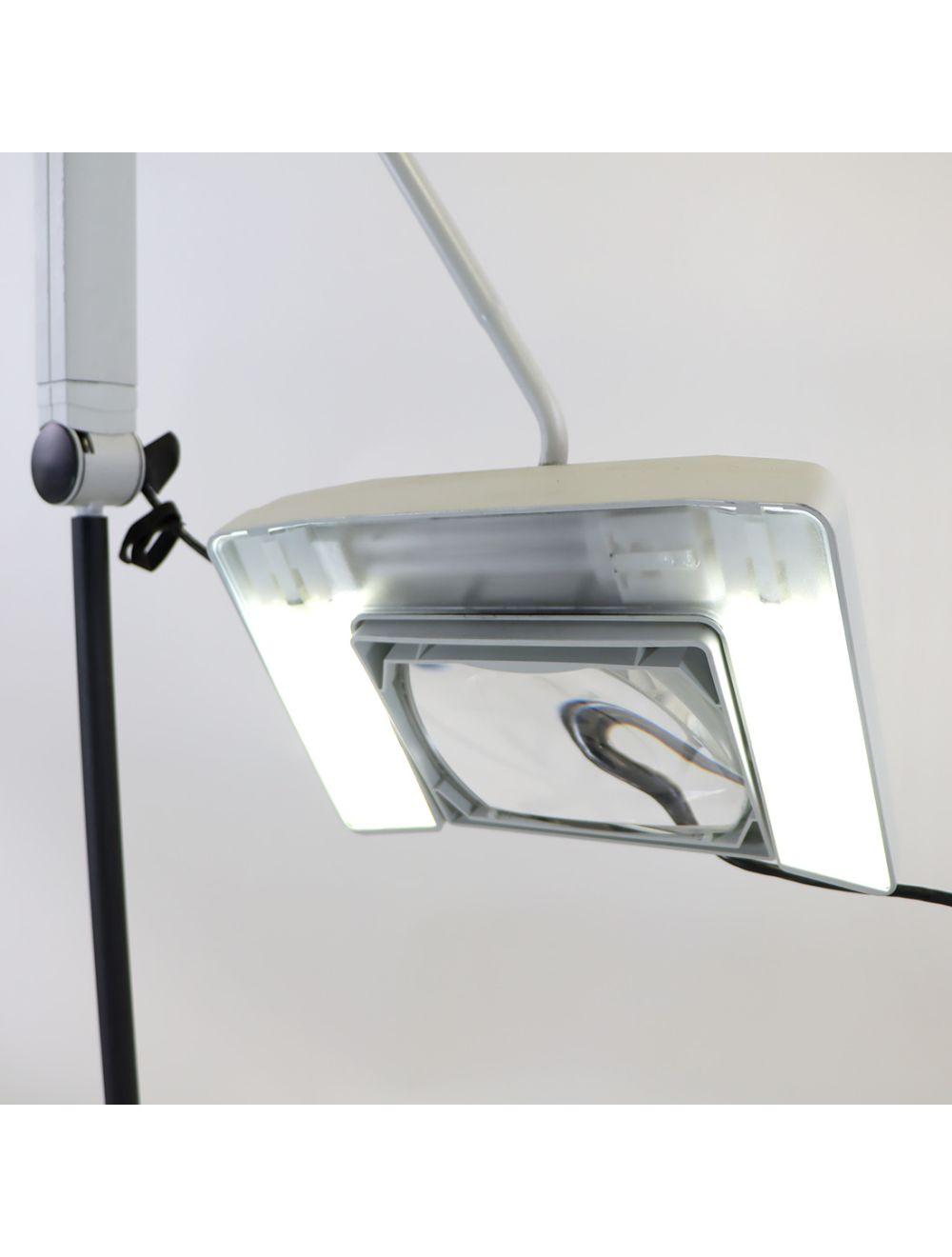 Waldmann Lighting Omnimax Rolling Magnifier Light Articulating Lamp SNL-319 3x9W