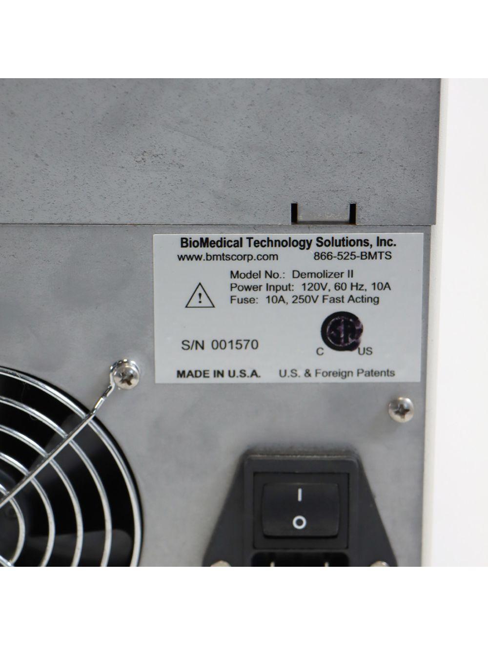 BioMedical Technology Solutions Demolizer II Biomedical Waste Disposal System