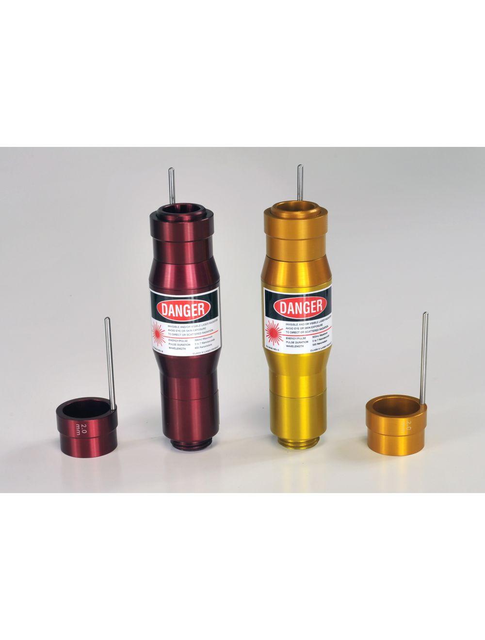 Hoya ConBio MultiLite Dye HandPiece 585 650nm Revlite SI Tattoo Removal Red Gold