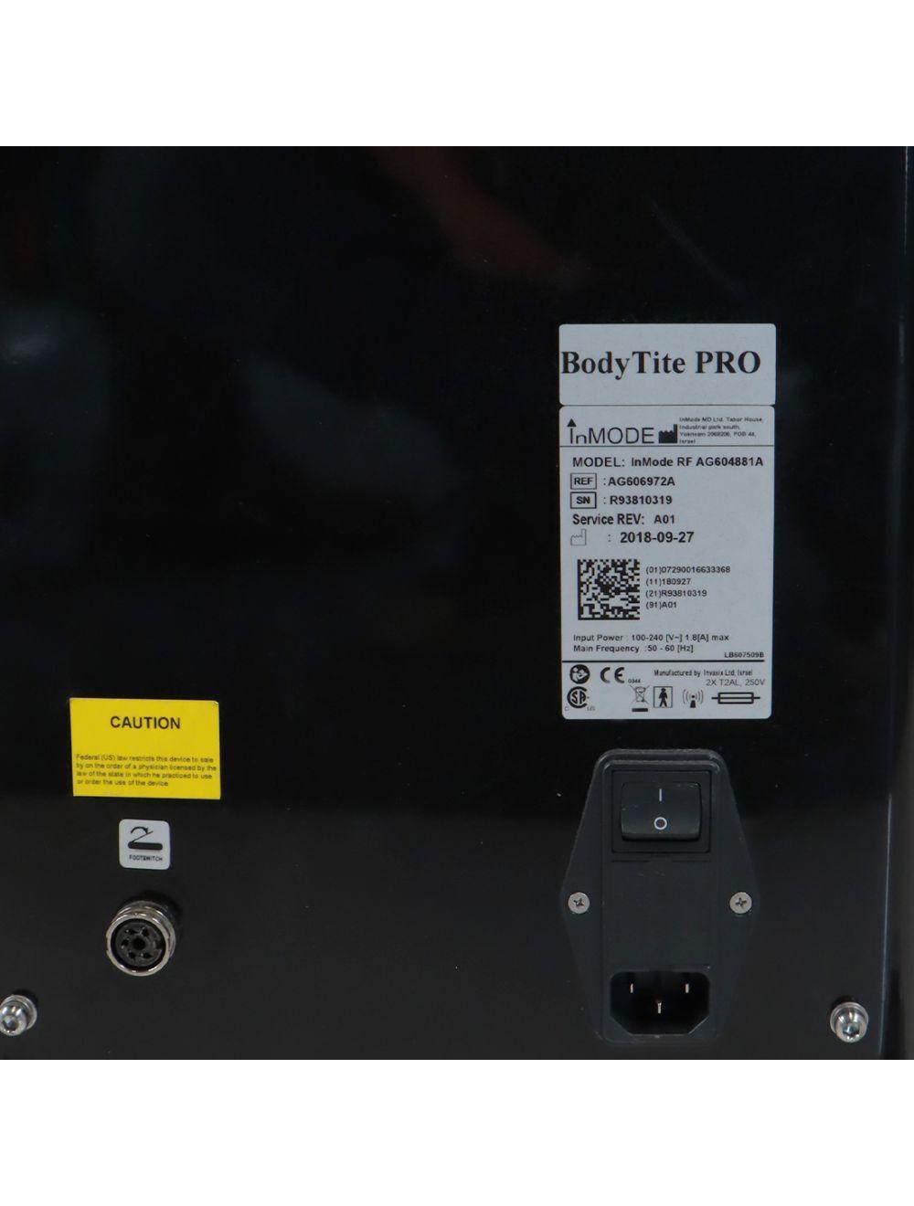 2018 InMode RF BodyTite Pro Fractora Morpheus 8 BodyTite FaceTite Enabled System