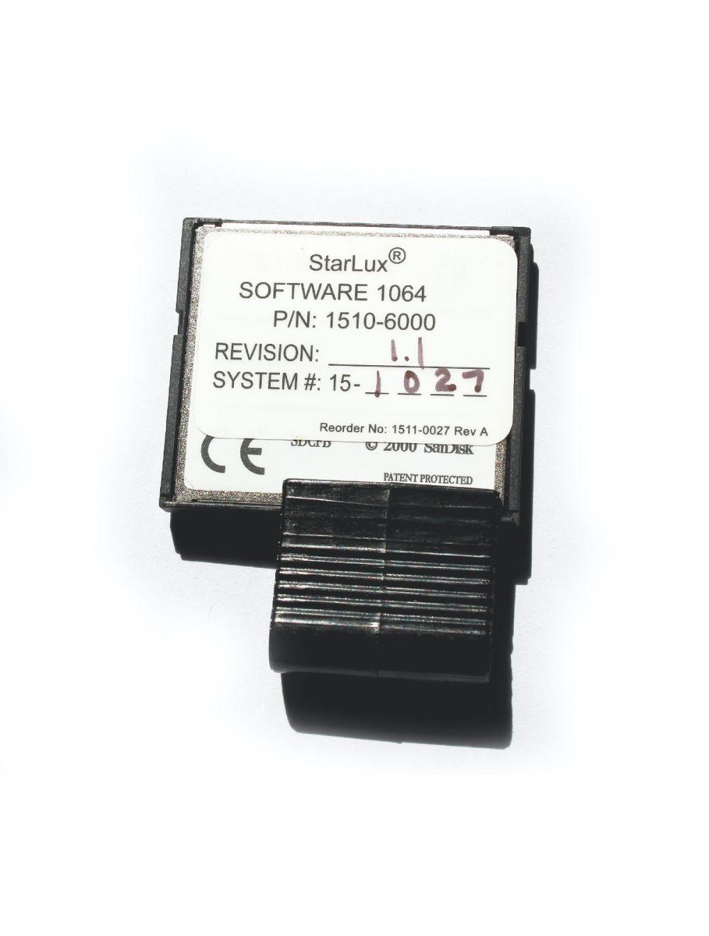 Palomar Starlux Software 1064 Handpiece Software Card Version 1.1 P/N: 1520-6000