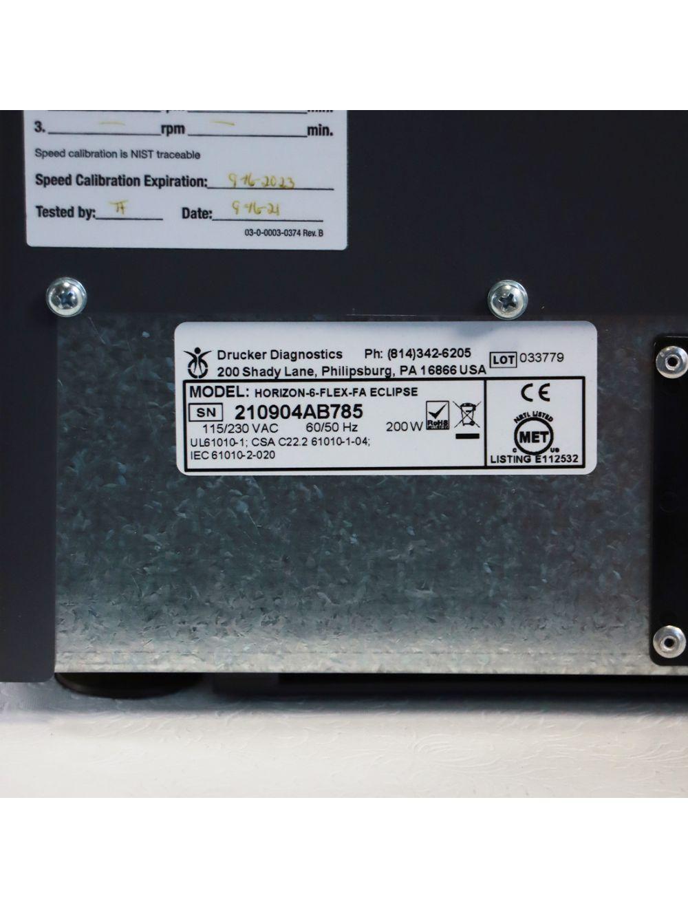 Drucker Diagnostics Eclipse Axis PRP Centrifuge System