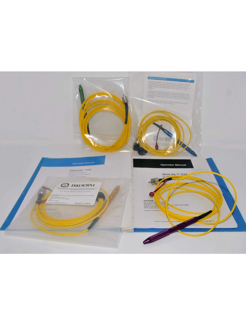 Iridex Iriderm DioLite 532 nm Diode Vascular Pigment Lesion Laser w Handpieces