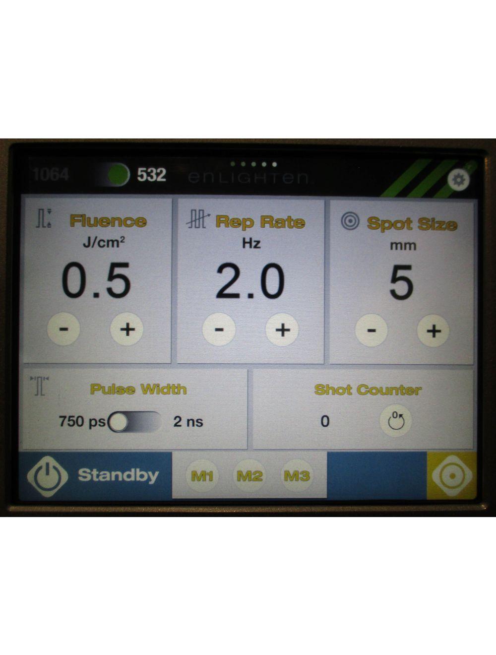 2016 Cutera EnLIGHTen Tattoo Removal Laser System 1064nm 532nm Nd:YAG Excellent!