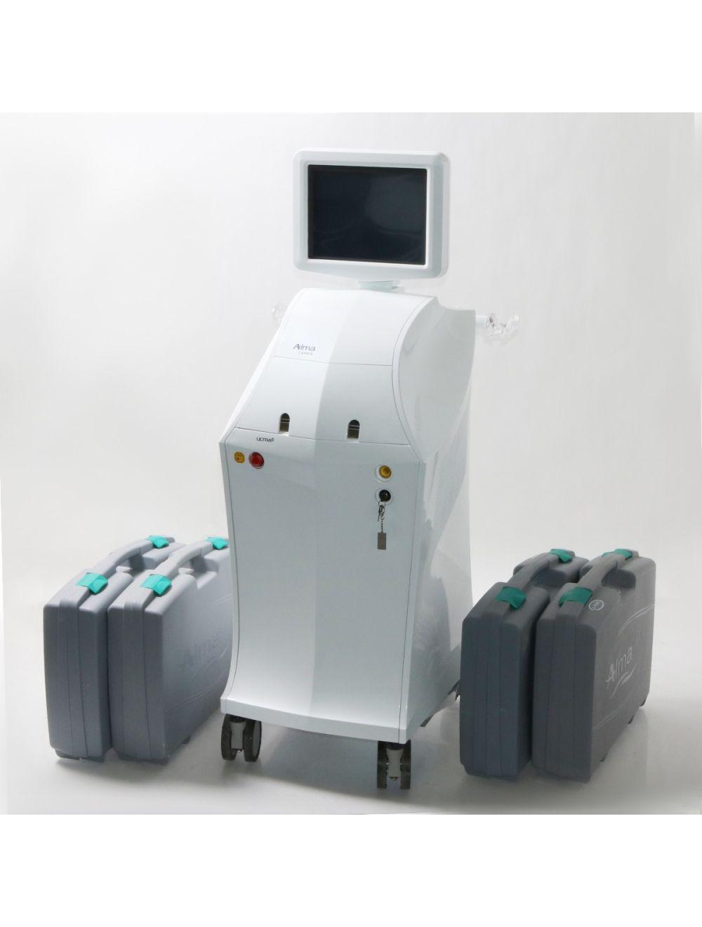 2018 Alma Vshape ULTRA V RF Skin Tighten w/ 2 HPs UniLarge UniBody Ultra Speed