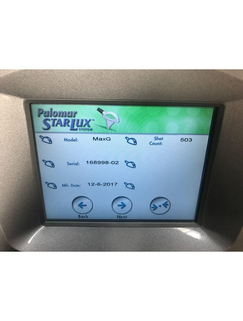 2017 Palomar Starlux 500 Max G Pigment Vascular IPL Handpiece LOW 503 SHOTS