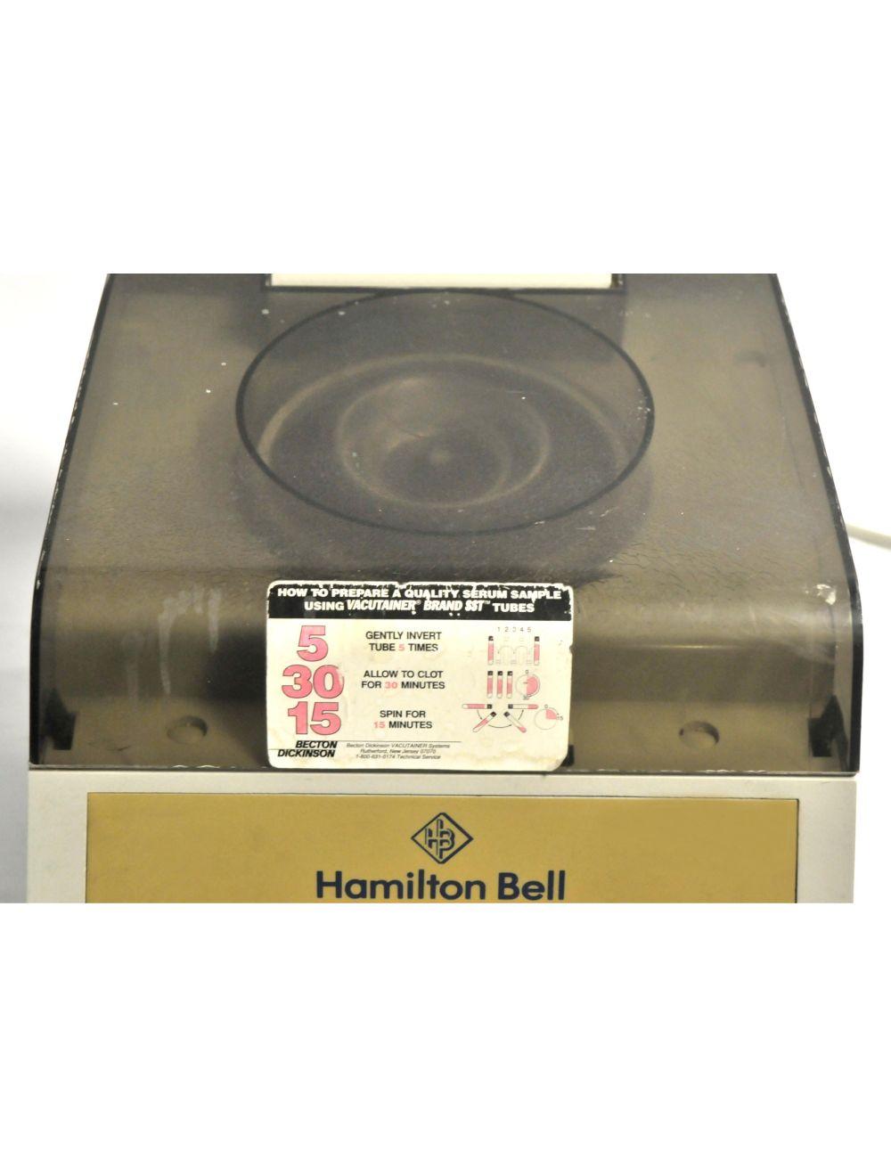 Hamilton Bell Van Guard V6500 Centrifuge Model 6000 6 Slot Rotor Van Guard Timer