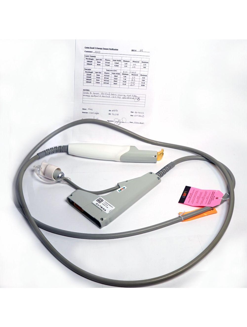 Cutera ExcelV Nd YAG 1064 Laser Genesis V Vascular Handpiece CoolView Cool View