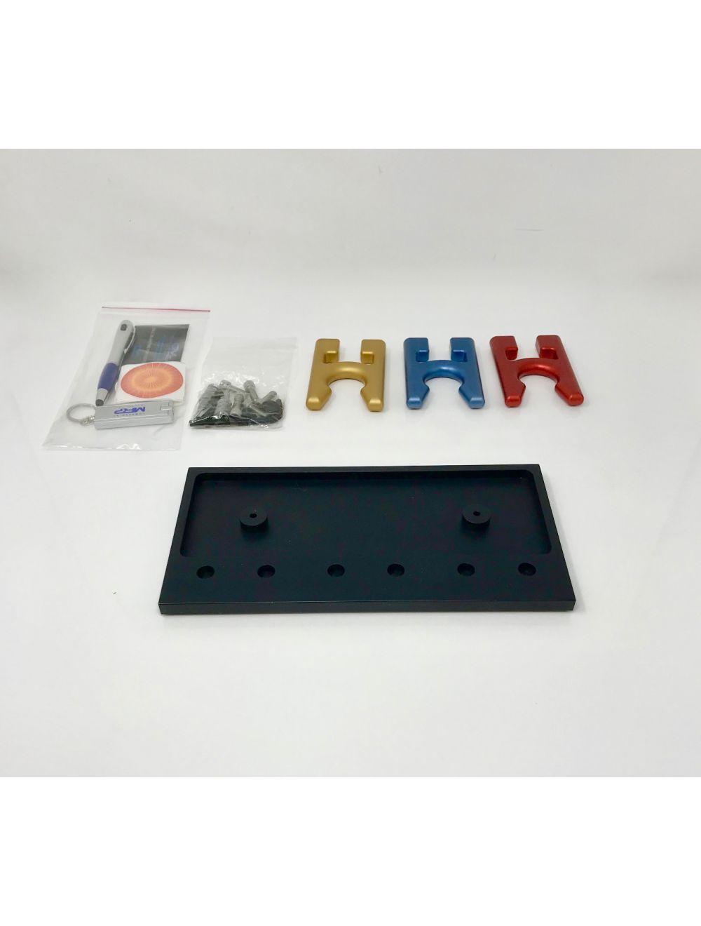 Palomar Starlux 300 &amp; 500 Handpiece Rack Wall Organizer Blue Red Gold Star Lux