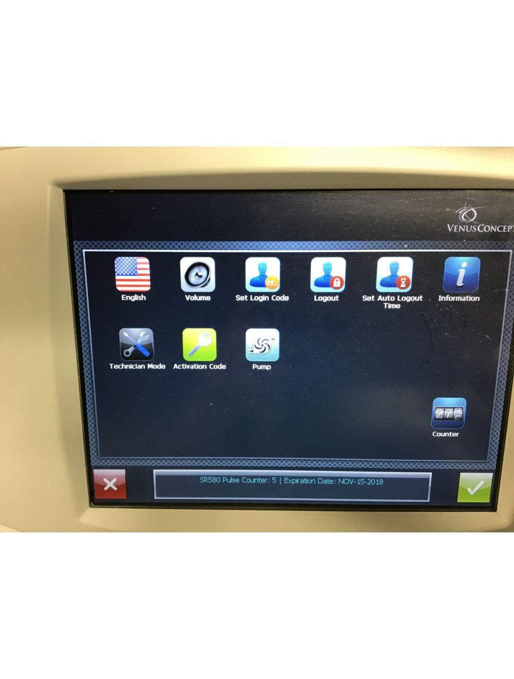 Venus Versa Concept IPL SR 580 Handpiece Rejuvenation HP Hand Piece Only 5 Shots